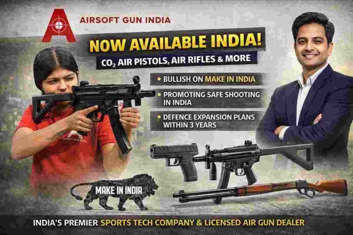 Airsoft Gun India Emerges as a Key Sports Tech Player Backing Make in India and Safe Shooting Culture