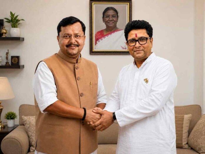 BJP National President Nitin Nabin with Kuldip Maity