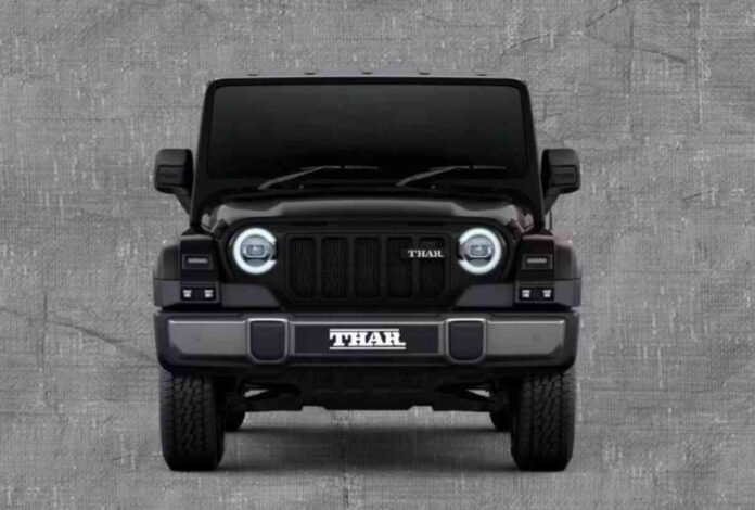 New Mahindra Thar OG in Artemis Silver with LED projector headlamps, redesigned grille and 19-inch dual-tone alloy wheels