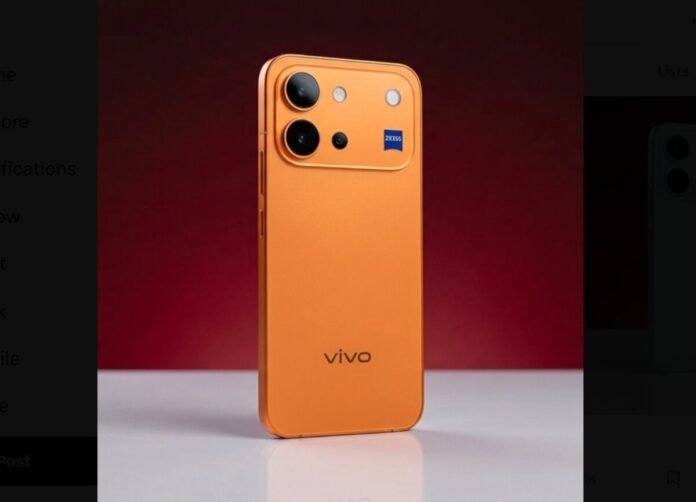 Vivo V80 5G smartphone with ZEISS triple rear camera setup, launching in India on October 6, 2026