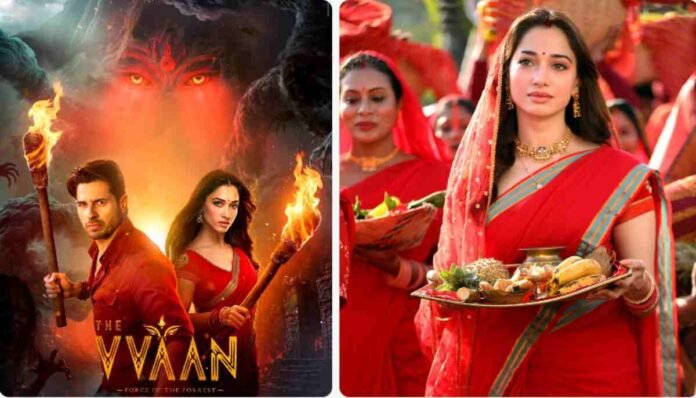 Sidharth Malhotra and Tamannaah Bhatia in a dramatic still from the Bollywood folk drama The Vvaan