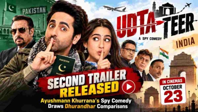 Ayushmann Khurrana and Sara Ali Khan in Udta Teer second trailer