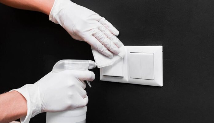 clean yellow switchboard, remove yellow stains from switches, switchboard cleaning hacks, clean dirty light switches safely, baking soda switch cleaner